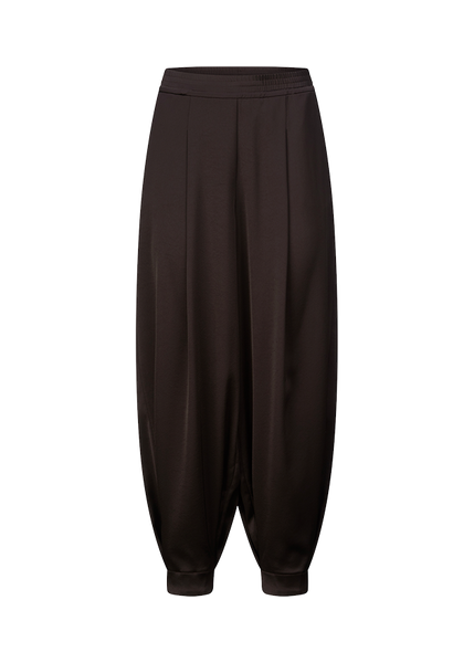 Riani Hose Barrel Fit Trousers in Ebony