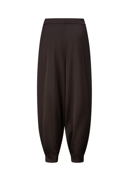 Riani Hose Barrel Fit Trousers in Ebony