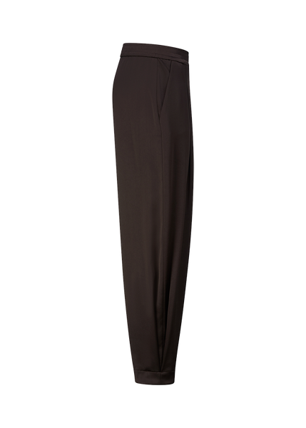 Riani Hose Barrel Fit Trousers in Ebony