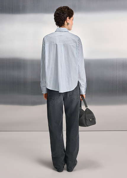 Riani Blouse in Smoke Patterned