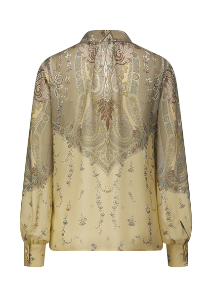 Riani Blouse in Honey Patterned