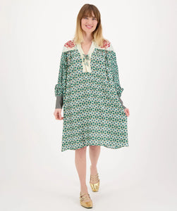 Me369 Bonnie Dress in Tropical Safari.viscose material, 