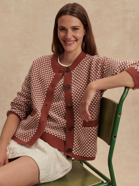 Varley Elmwick Knit Jacket in Maple