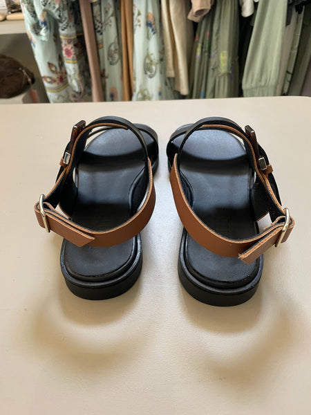 Dansi Napa Negro Napa Cuervo Sandal 8312