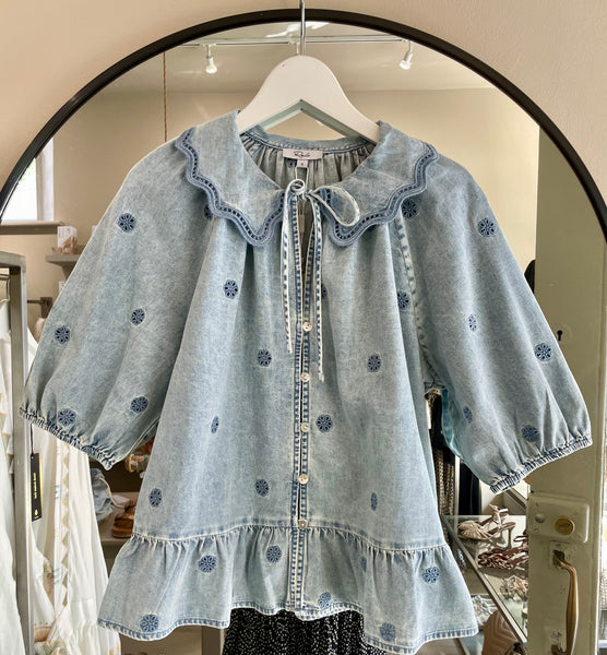 Rails Emelie Top in Antique Indigo