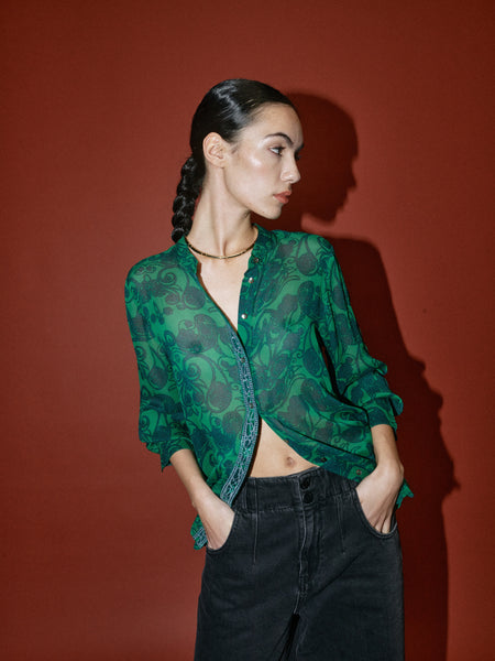 Heyanno Alive Air Shirt in Garden Green