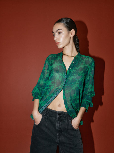 Heyanno Alive Air Shirt in Garden Green