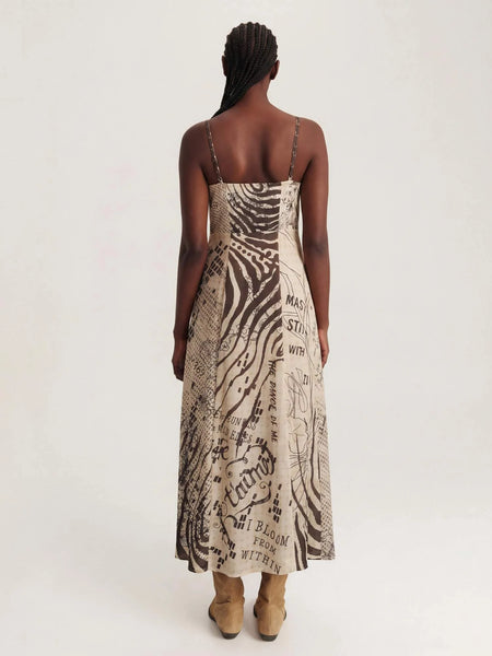 Me369 Muse Corset Dress in Noir Muse