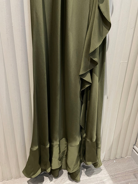 Silk95five Arizona Silk Dress in Chesterfield Green