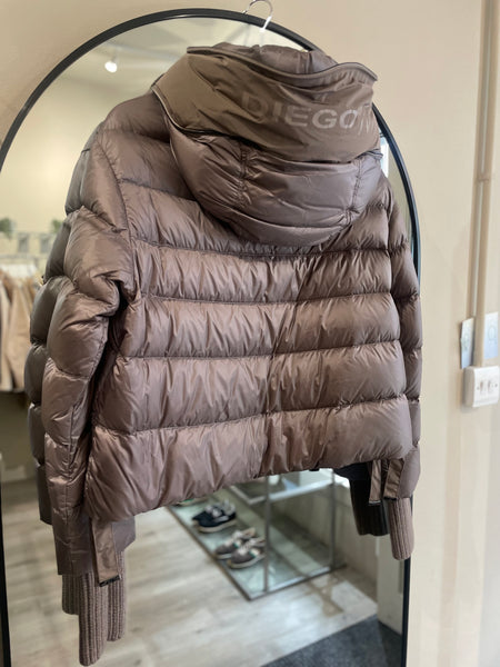Diego M Water-Repellent Micro-Down Bomber Jacket