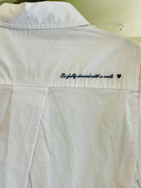 Gustav Carmen White Shirt