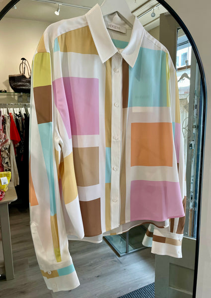 Herzens Shirt in Sand Pastell Multi 6094