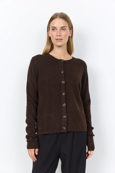 Soya Concept Orlean 2 Cardigan in chocolate Brown