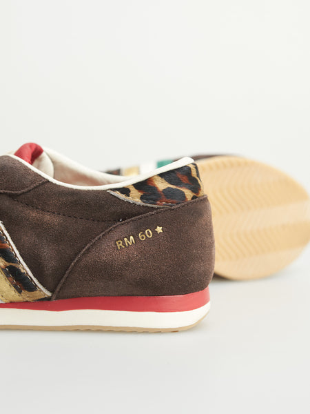 *LAST ONE!* Serafini RM60 Trainer in Brown Leopard Blue