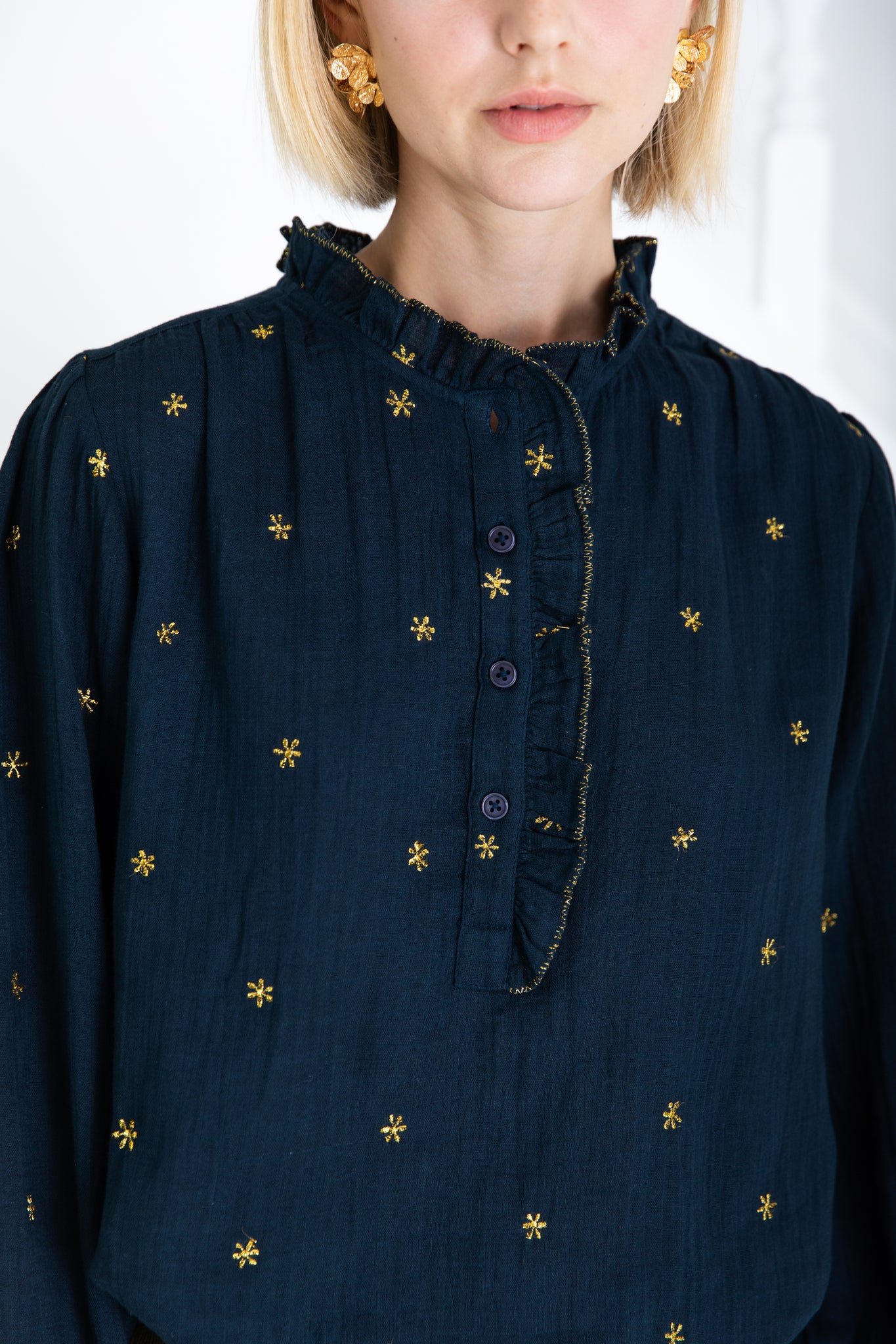 *LAST ONE!* Bonté Anais Shirt in Midnight