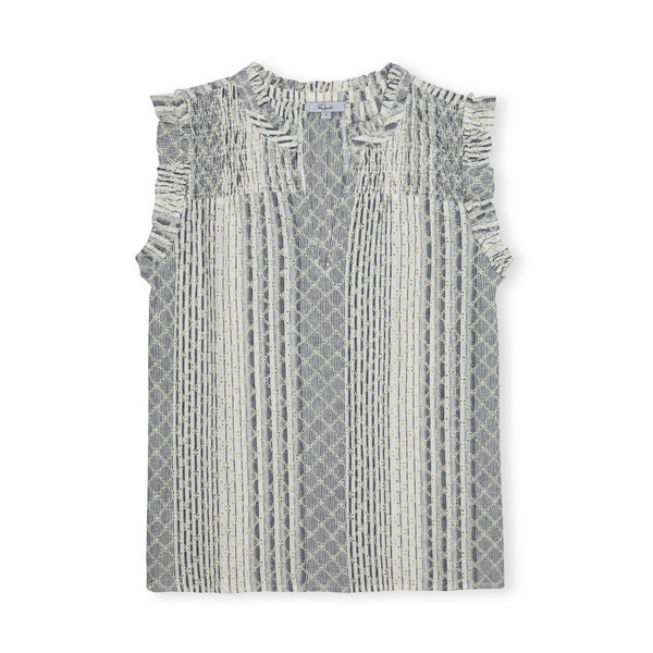Rails Arlene Top in Striped Eyelet