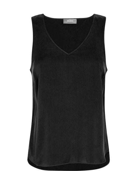 Mos Mosh Astrid Silk Tank Top in Black