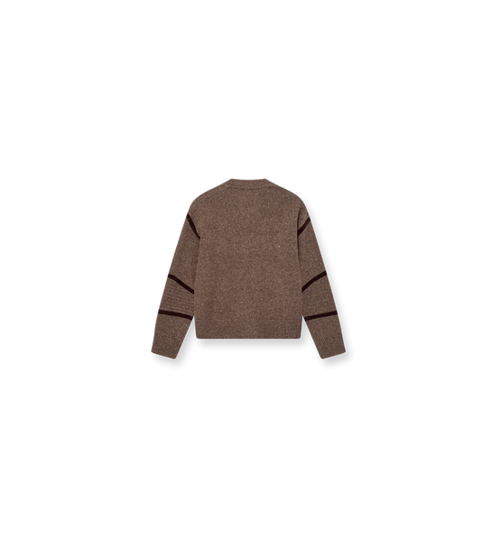 Heyanno Light Silk Cardigan in Major Brown
