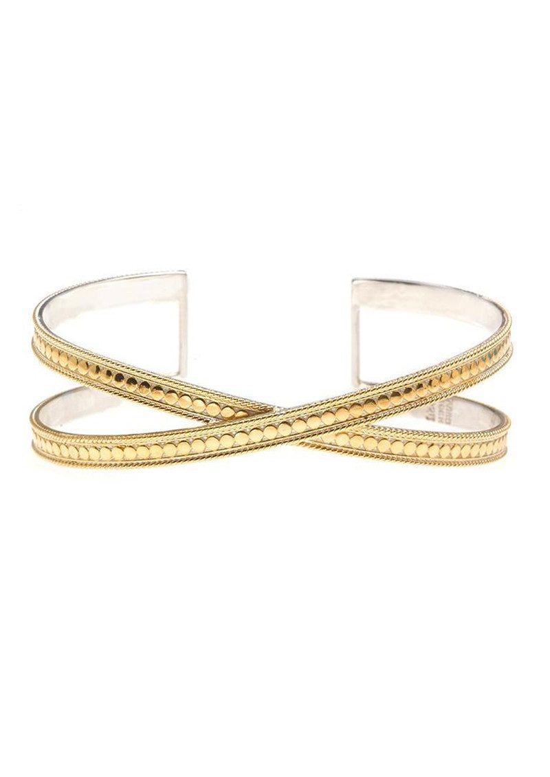 Anna Beck Single Cross Cuff 0504C-GLD