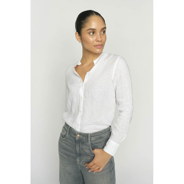 Mos Mosh Martina Linen Shirt in White