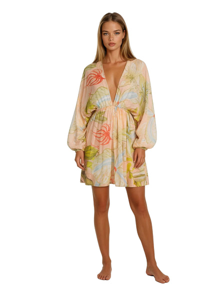 Pranella Astrid Junos Peach Kaftan