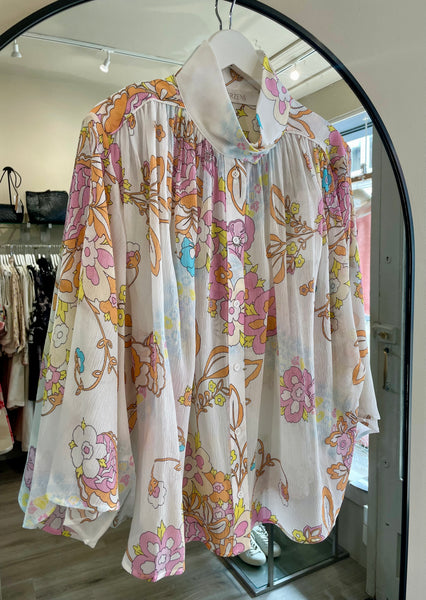 Herzens Blouse in Rose Glow Multi 6701