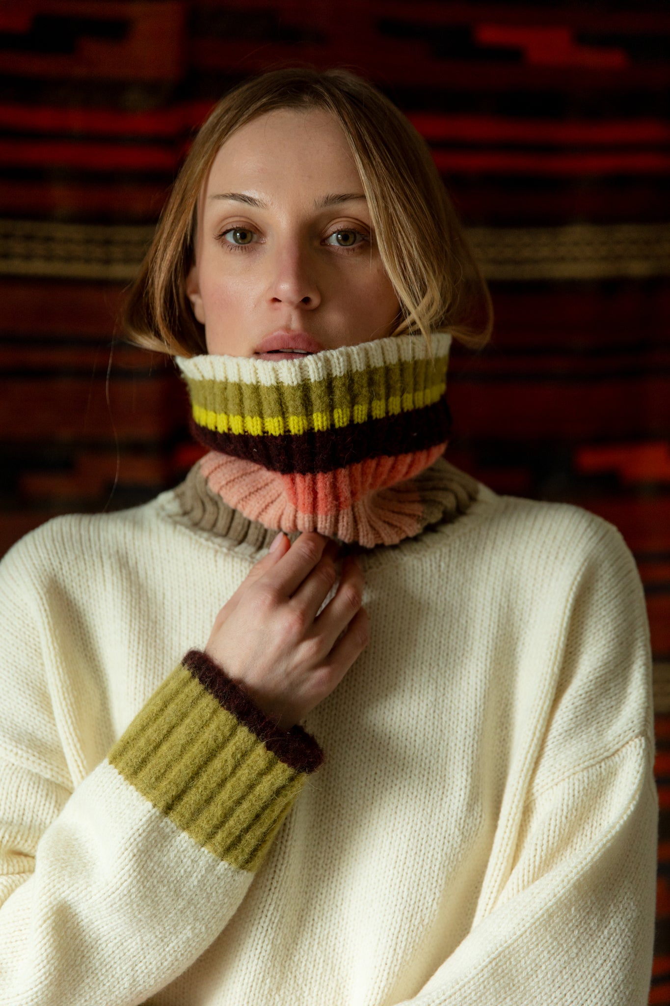 Bonté Bailey Jumper in Winter White Multi