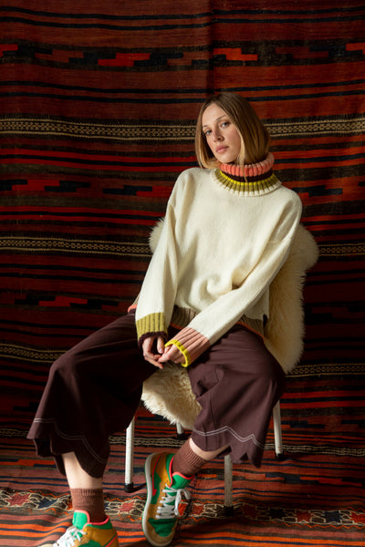 Bonté Bailey Jumper in Winter White Multi