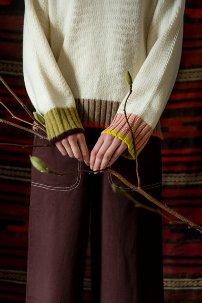 Bonté Bailey Jumper in Winter White Multi