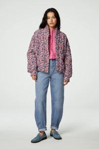 Fabienne Chapot Quincy Jacket in Pink Candy and Cornflower
