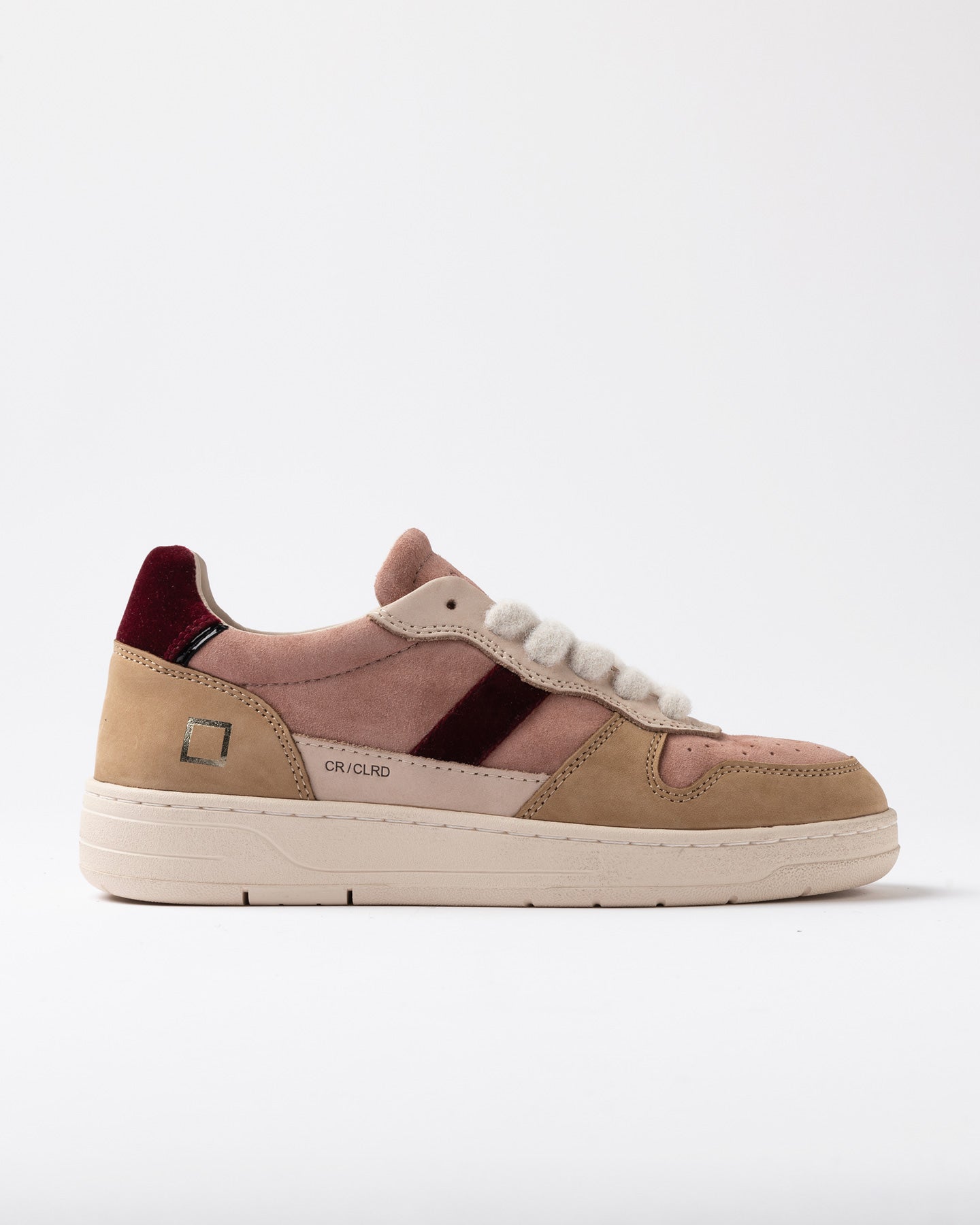  D.A.T.E Court Trainers 2.0 in Coloured Rose