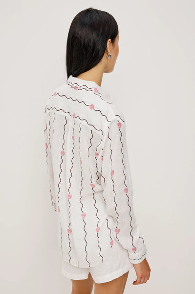 Rails Charli Shirt in Striped Seashells