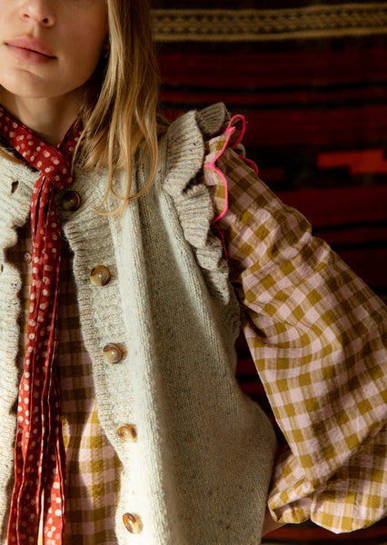 Bonté Della Gilet in Oyster