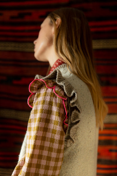 Bonté Della Gilet in Oyster