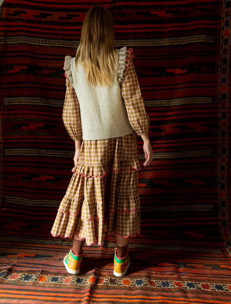 Bonté Della Gilet in Oyster