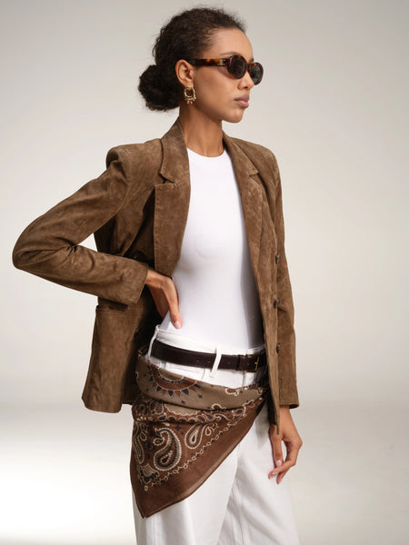 Ombre Scarf Expresso Paisley OM 26161