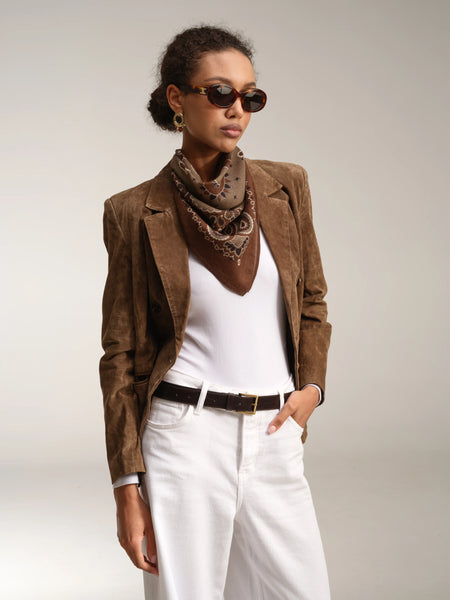 Ombre Scarf Expresso Paisley OM 26161