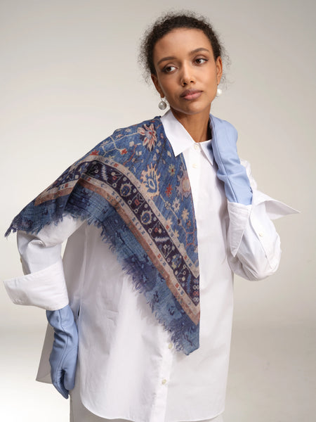 Ombre Scarf Indigo Bandana OM 2650