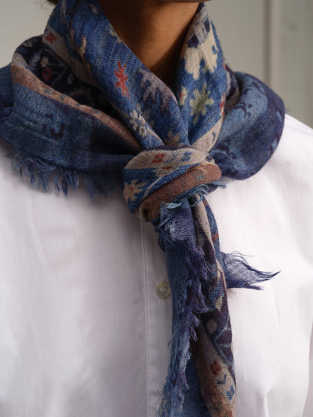 Ombre Scarf Indigo Bandana OM 2650