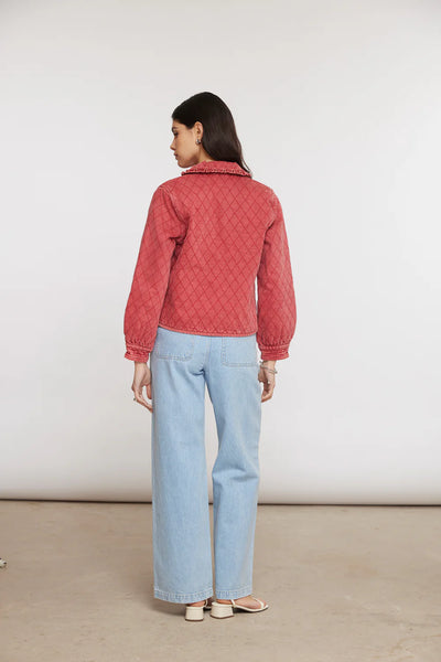 Seventy + Mochi Heidi Jacket in Vintage Red