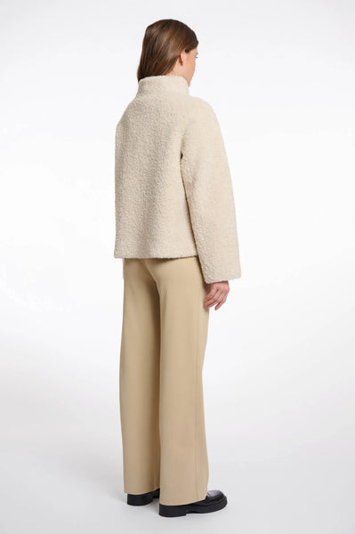 Rino & Pelle Denu Jacket with High Collar in Birch