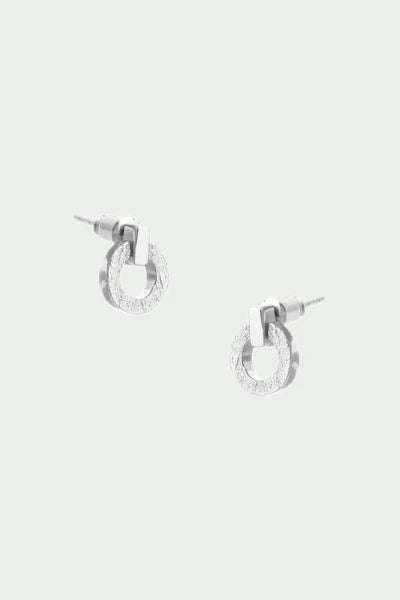 Tutti Palm Earrings in Silver