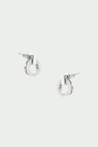 Tutti Palm Earrings in Silver