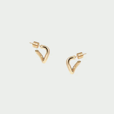 Tutti Small Haze Earrings in Gold