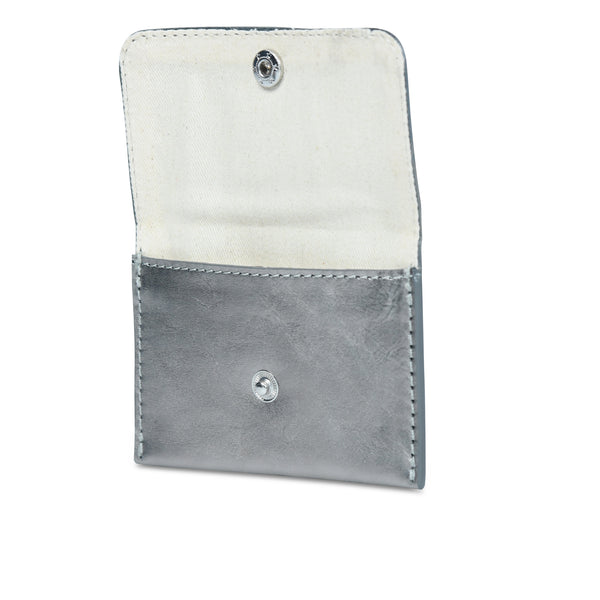 Bell & Fox Ellie Popper Card Holder Purse in Gunmetal