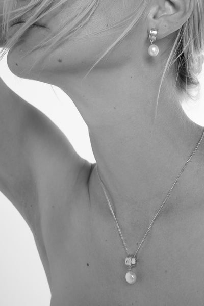 Tutti & Co Freshwater Pearl Necklace in Silver