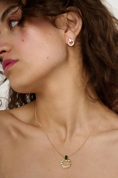 Tutti Palm Earrings in Gold