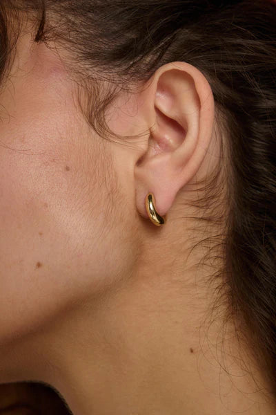 Tutti Small Shade Earrings in Gold