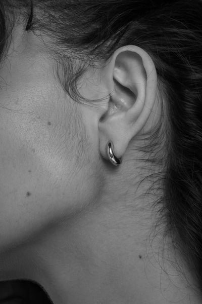 Tutti Small Shade Earrings in Silver