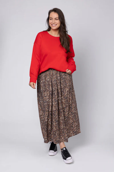 Eleven Loves Saffy Skirt in Leopard